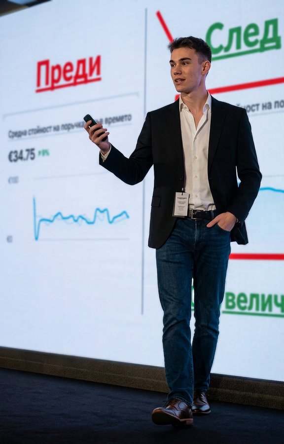 Венелин Йорданов на сцената